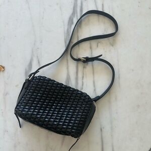 Bembien style, & Other Stories black woven braided leather handbag